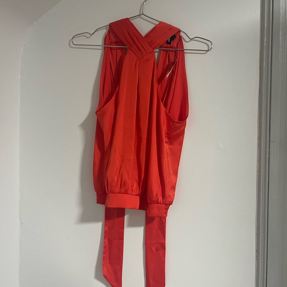 Express Vibrant Red Sleeveless Top